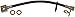 Dorman H621462 Rear Passenger Side Brake Hydraulic Hose Compatible with Select Ford Models