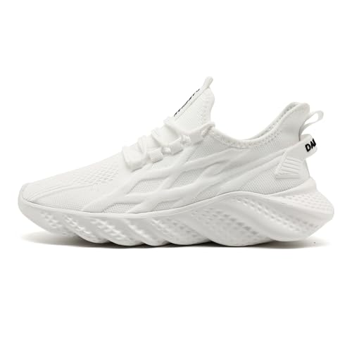 Image of EGMPDA Mens Shoes Running Slip On Tennis Walking Shoes Lightweight Breathable Sneakers for Gym Work Casual Soft Sole Trainers Non Slip Athletic Footwear
