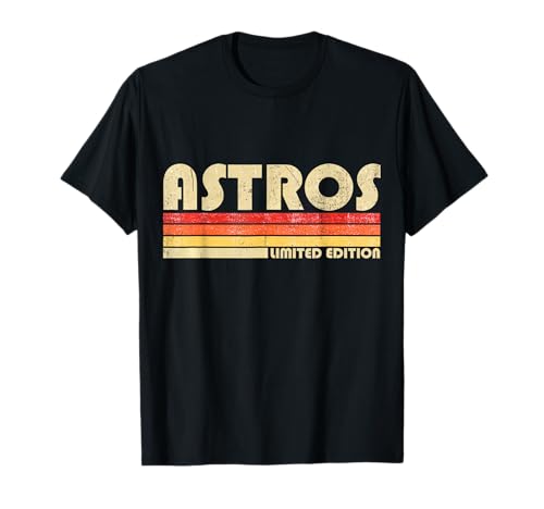 Vintage Astros Retro Style 70s 80s First Name T-Shirt