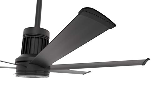 Image of Big Ass Fans i6 84 inch Smart Indoor Ceiling Fan, SenseMe Technology, High Airflow Modern Ceiling Fan, WiFi App Control, Black