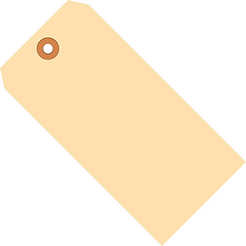 Discount Tag & Label Manila Shipping Tags, 10 Pt, 4 3/4' x 2 3/8', 5, (Case of 1000)
