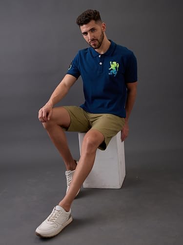 Image of Giordano Men's Slim Fit Cotton Casual Shorts