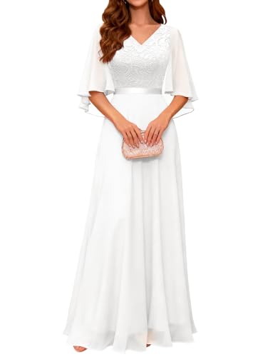 DRESSTELLS Abendkleider Damen Kleid Hochzeit...