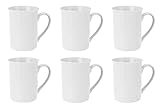 kaiser porzellan tassen Set mit 6 Kaffeebechern - Markenware aus dem Hause Retsch Arzberg, Material: Porzellan Weiß, für Lebensmittel und Spülmaschine geeignet