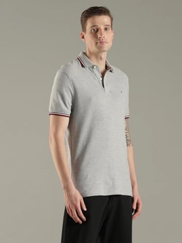Image of Tommy Hilfiger Men Polo Cotton Regular Fit Shirt
