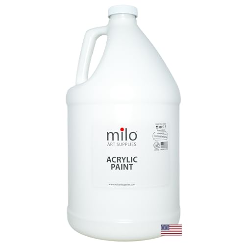 Image of milo Acrylic Paint Set (White Acrylic 128 oz)