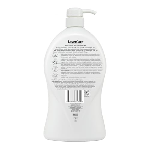 goat's milk body wash shower cream Pearl Powder 40.7 oz (1200ml)