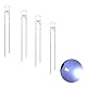 120 Stück 3mm LED Leuchtdioden, 2 Pin LED Dioden, Extra Hell 3 mm LED Sortiments kits, Diffus Dioden Set für Wissenschafts projekte, Heimwerkerprojekte (Weiß 120 Stück)