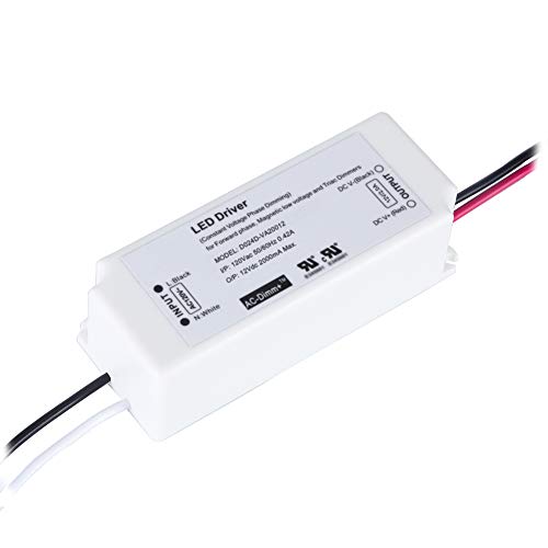 (UL Listed) Dimmable LED Driver 12V 24W IP67 Waterproof Power Supply, Constant Voltage
