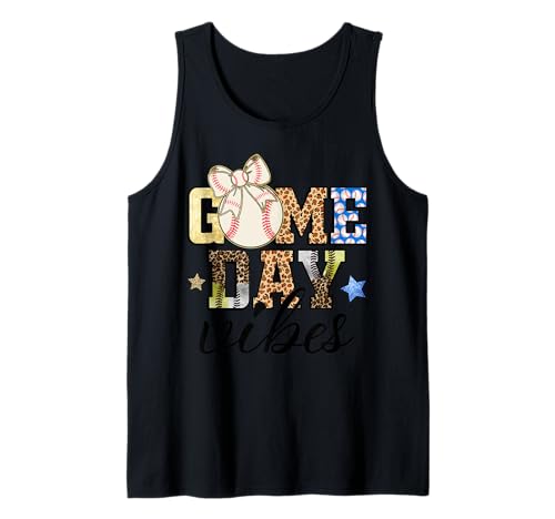 Game Day Vibes Baseball Camiseta sin Mangas