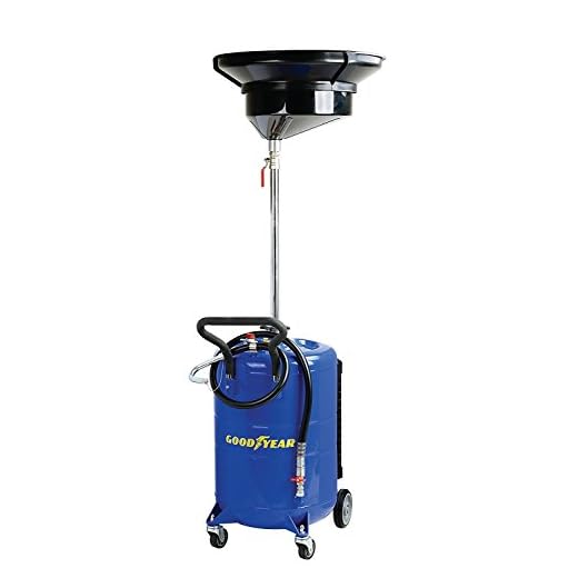 Goodyear Waste Oil Drain Tank Air Operated Heavy Duty- 30 Gallon