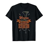 Perfetto per bande musicali, suonatori di corno baritono, musicisti e membri della banda di ottoni. Prendi questo design se ami suonare corna baritonali, tromboni, trombe e strumenti musicali in ottone.