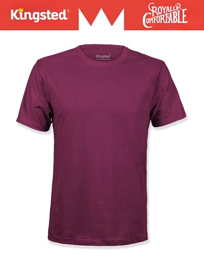 Image of Kingsted T-Shirts for Men Pack - Royally Comfortable - Super Soft Premium Fabric - Well-Crafted Classic Tee