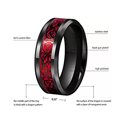 Image of Men's Stainless Steel Western Style Band Rings Collection for Men /Boy's