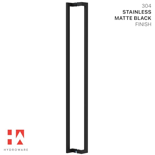 Modern Contemporary Long Stainless Steel Push Pull Door Handle for Home Entrance Glass Shower Wooden Barn & Office Store Shop Doors