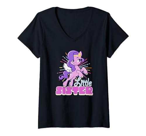 Pipp Petals Little Sister t-shirt à col en V idéal pour la cour de récré