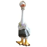 Lebendige Gartendekoration, bunte Enten aus Kunstharz, zum Verschönern Ihres Rasens und für Landschaftsbereiche (B)