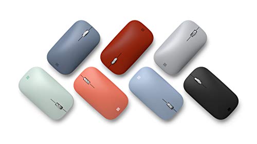Microsoft Mobile Mouse - Peach. Comfortable Right/Left Hand Use with Metal Scroll Wheel, Wireless, Bluetooth for PC/Laptop/Desktop, works with Mac/Windows 8/10/11 Computers - Image 4