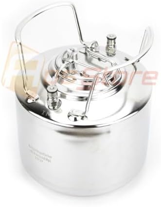 6L Ball Lock Corny Cornelius Soda OB Keg 304 Stainless Steel For Homebrew Beer