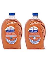 Softsoap Antibacterial Hand Soap with Moisturizers Refill, Crisp Clean 56 fl oz (2 PACK)