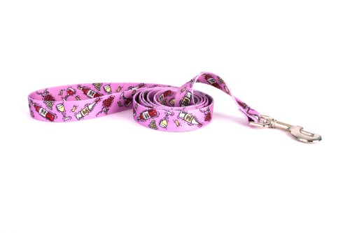 Image of Yellow Dog Design Standard Lead, Wine Crazy, 1 inch x 60 inch (5 ft.)