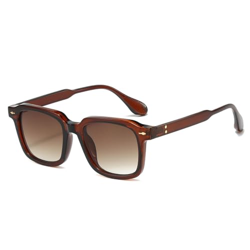 Lunettes de soleil rivets rétro et verres dégradés tendance haute protection UV400