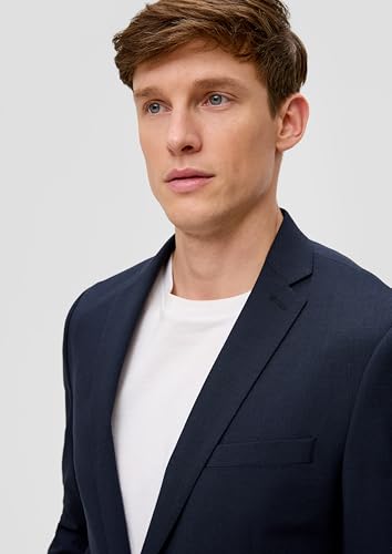 s.Oliver BLACK LABEL Herren 2149088 Business-Anzug Jacke, Navy, 48