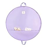 Professional Dance Pancake Tutu Bag - 3-inch Gusset, 2 deep pockets for Tutu Skirts, Travel Storage Costumes, Ballerinas, and Competitive Dancers (Lavender, 40-inch)