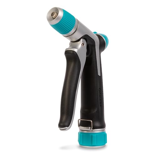 Gilmour Heavy Duty Front Control Garden Hose Nozzle with Adjustable Spray Pattern
