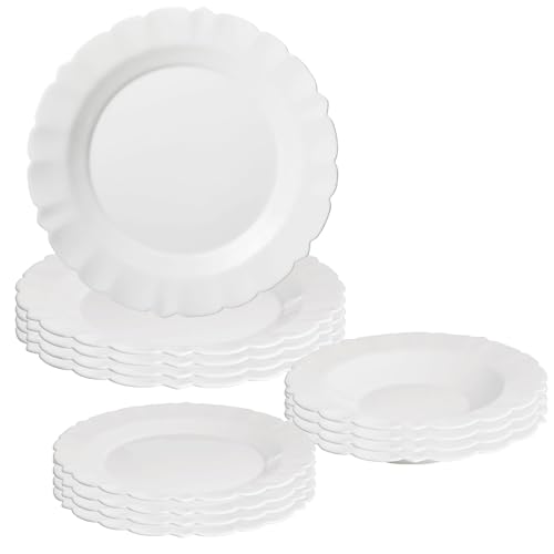 Juego de Vajilla de 12Pzs Blanco San Ignacio