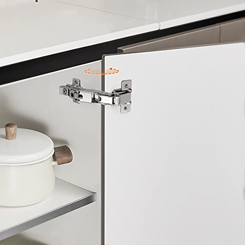 Probrico Soft Close Cabinet Hinges, Concealed Kitchen Cabinet Hinges Full Overlay, 165 Degree Cabinet Door Hinge Hardware Frameless,1 Pair（2 Packs） #TOP4