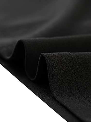 Allegra K Women's Bow One Shoulder Sleeveless Wedding Guest Formal Elegant Sheath Dress X-Small Black #TOP4