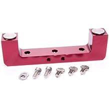 ProForm Deck Bridge, Magnetic, Up to 4-1/2 in Bores, Aluminum, Red Anodized, Each