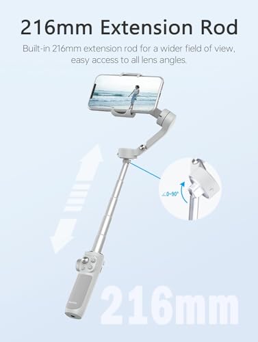 Image of FeiyuTech Vimble 4 Gimbal Stabilizer For Smartphones For All Iphone And Android Series 3-Axis Phone Gimbal 260G Payload Aitracking /Dolly Zoom /Time-Lapse Handheld Stabilizer,Black