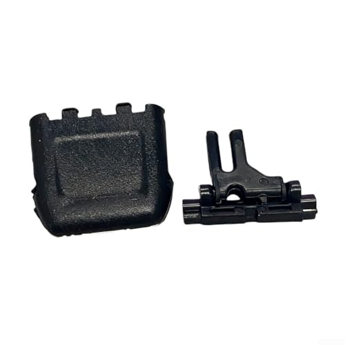 DAZZLEEX Paletas de cambio de ventilación de aire acondicionado trasero, plástico negro, compatible con B8 B8L, accesorio de ajuste de ventilación de aire CC fácil de instalar