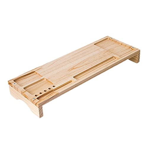 Base elevadora de madera para computadora con ventiladores miniatura 1