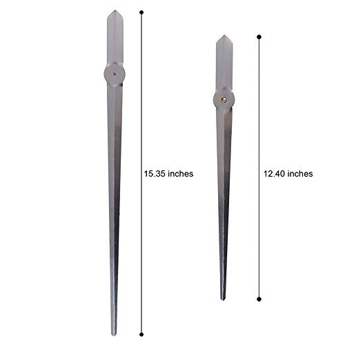 CoZroom Large Silver 3D Frameless Wall Clock Stickers DIY Wall Decoration for Living Room Bedroom