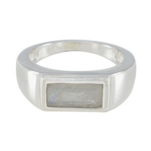 Bague pierre de lune naturelle finis les bijoux fantaisie qui noircissent la peau