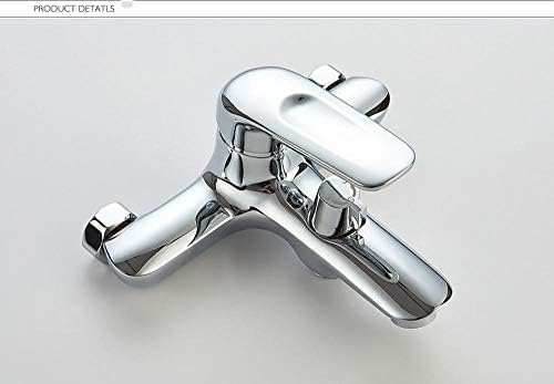 KOHBTDLLU Kitchen Taps Bathroom Bathtub Faucet Handheld Shower Chrome Finish Single Handle Tub Mixer