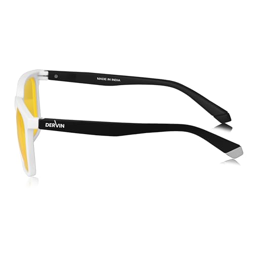 Image of Dervin UV Protected Yellow Lens Driving Polarized Sunglasses for Men & Women