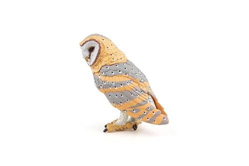 Papo, Realistic Barn Owl Figure Toy for Kids, Ages 3+, Wild Life Collection, Educational Play Night Observation - Image 4