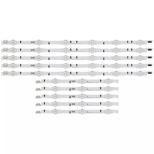 Kit pantalla repuesto D4GE-400DCB-R2 con 10 tiras de retroiluminación LED