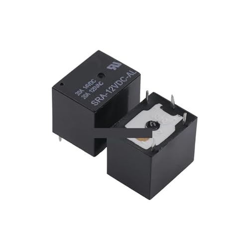Relé automotriz SRA-05VDC-AL 4 pines 20A de 5V para control de circuitos de coche