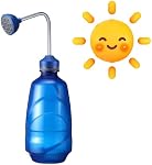 Mini Watering Can Indoor Plants, Small Seedling Watering Can Outdoor, Tiny Succulent Bottle for Indoor Plants for Kids Gardening (Blue)