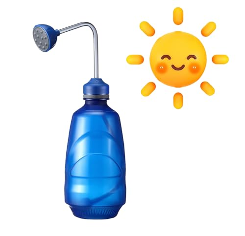 Mini Watering Can Indoor Plants, Small Seedling Watering Can Outdoor, Tiny Succulent Bottle for Indoor Plants for Kids Gardening (Blue)