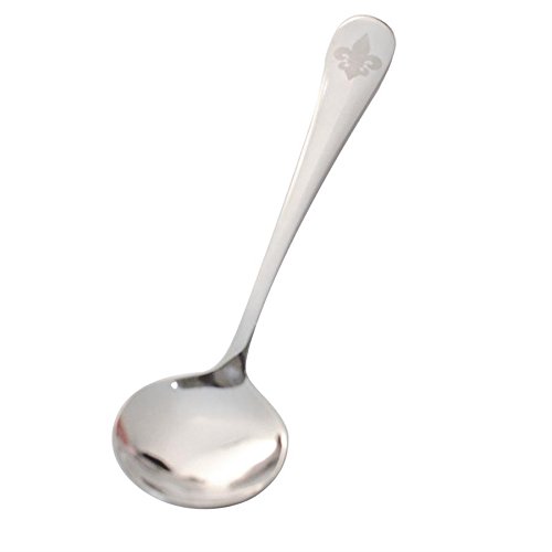 Roux Brand Laser Engraved Fleur de Lis Gumbo Spoons (Set/6)
