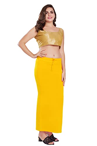 Image of RANI SAAHIBA Women's Stretchy Slim Fishcut Petticoat Cotton Shapewear