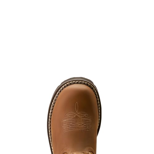 Ariat Womens Tallbaby Embroidered Round Toe Western Casual Boots Knee High Low Heel 1-2" - Brown4