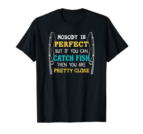 Regalos de pesca Papá & Marido Pescadores Funny Quote Gear Camiseta
