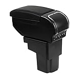 Función de almacenamiento: el reposabrazos de la consola central del coche proporciona espacio de almacenamiento adicional para tus pertenencias personales, como teléfonos inteligentes, carteras, cigarrillos, llaves, monedas, tarjetas de crédito, bolígrafos, gafas de sol, etc.
